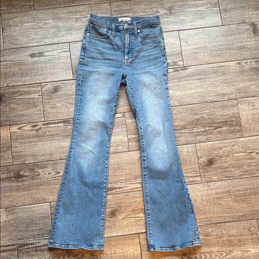 Madewell Medium Blue Flare Jeans